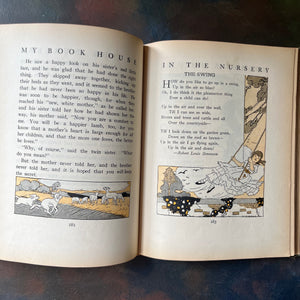 My Book House Complete Six-Volume Set by Olive Miller Beaupre-1925 Editions-vintage storybook set for children-view of illustrations within the pages of In the Nursery