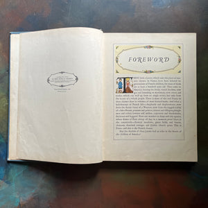My Travelship Book-Nursery Friends from France by Olive Beaupre Miller-Illustrated by Maud & Miska Petersham-vintage children's nursery rhymes, poems & songs-view of the foreword & copyright pages