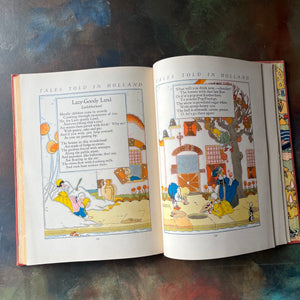 My Travelship Tales Told in Holland collected by Olive Beaupre Miller with illustrations by Maud & Miska Petersham-vintage children's stories-view of the illustrations
