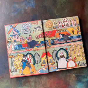 My Travelship Tales Told in Holland collected by Olive Beaupre Miller with illustrations by Maud & Miska Petersham-vintage children's stories-view of the inside cover