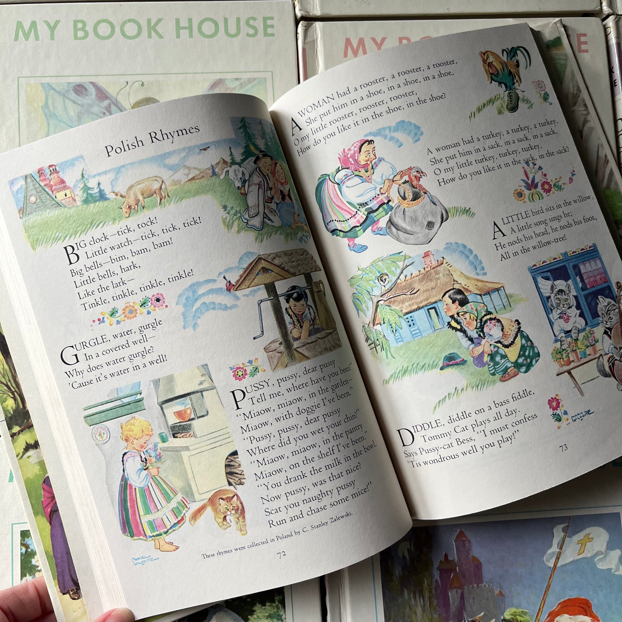 Storybook Set My Book House Book Complete Set - Olive Beaupre Miller - Pastel Covers ...