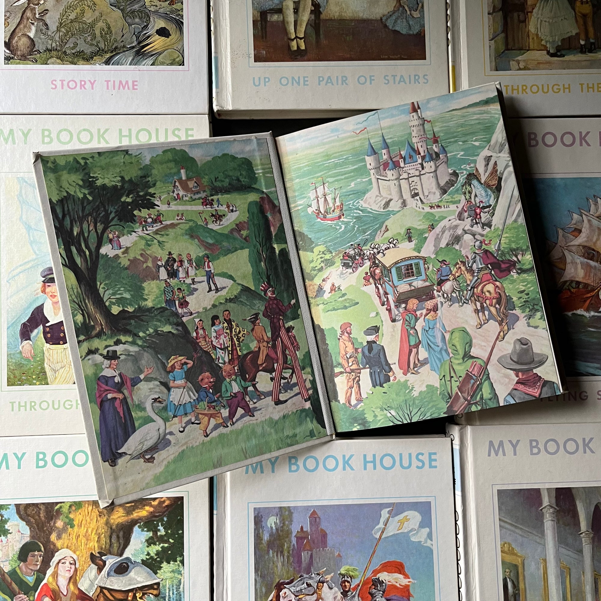 Storybook Set My Book House Book Complete Set - Olive Beaupre Miller - Pastel Covers ...