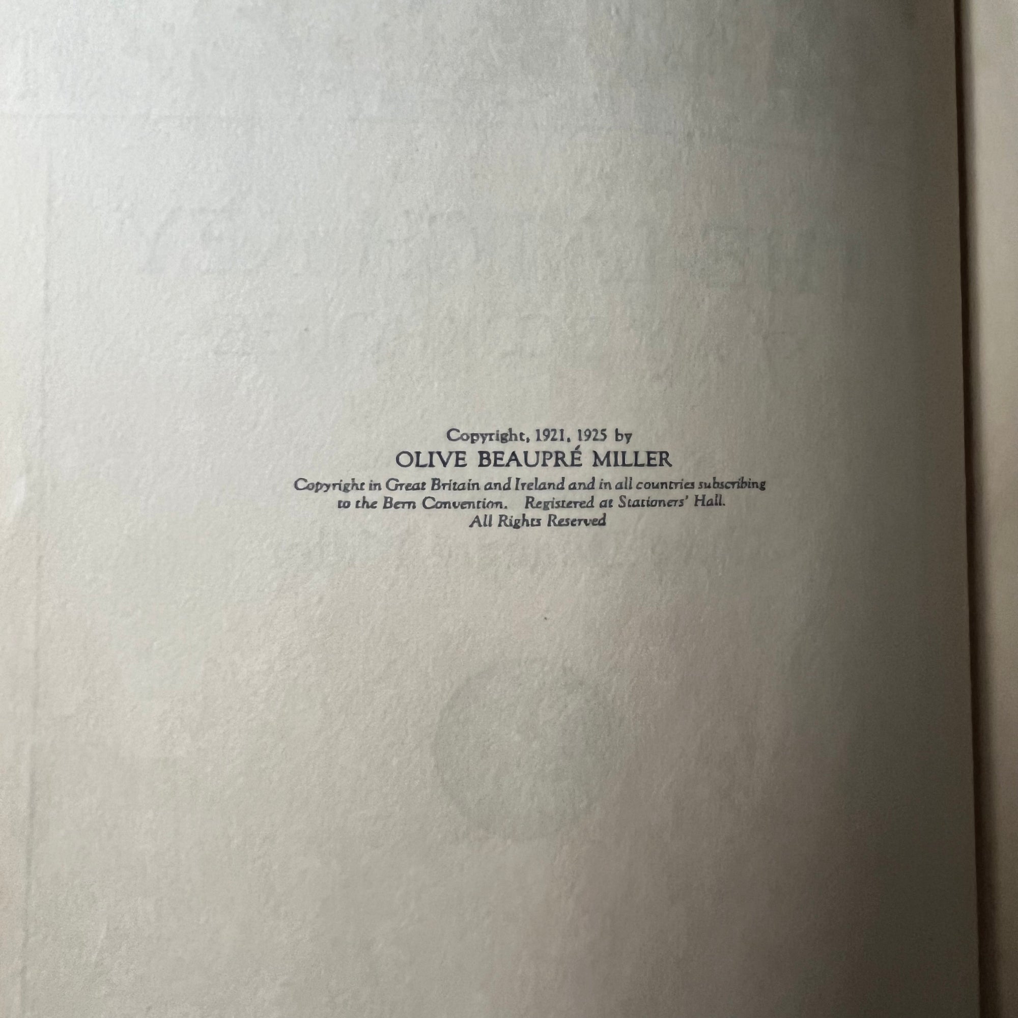 My Bookhouse 1925 Complete Six-Volume Set by Olive Beaupre Miller