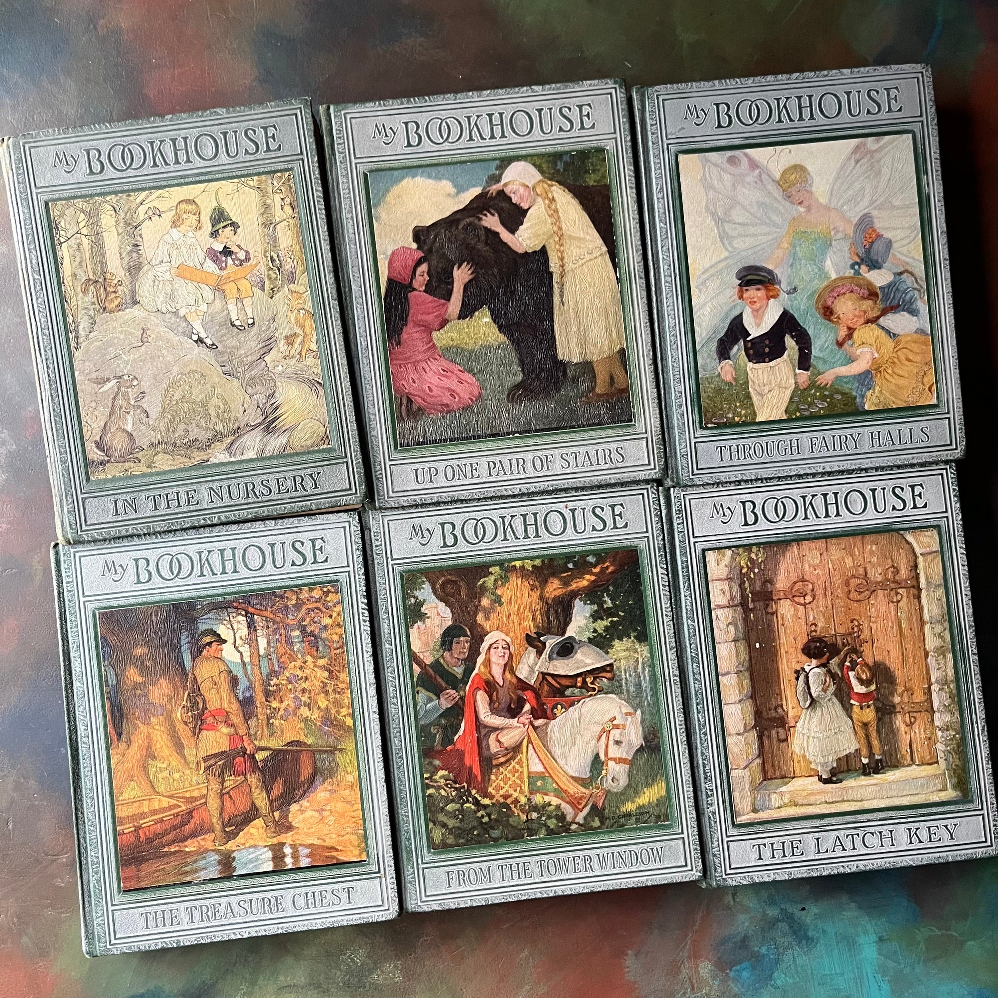 My Bookhouse 1925 Complete Six-Volume Set by Olive Beaupre Miller