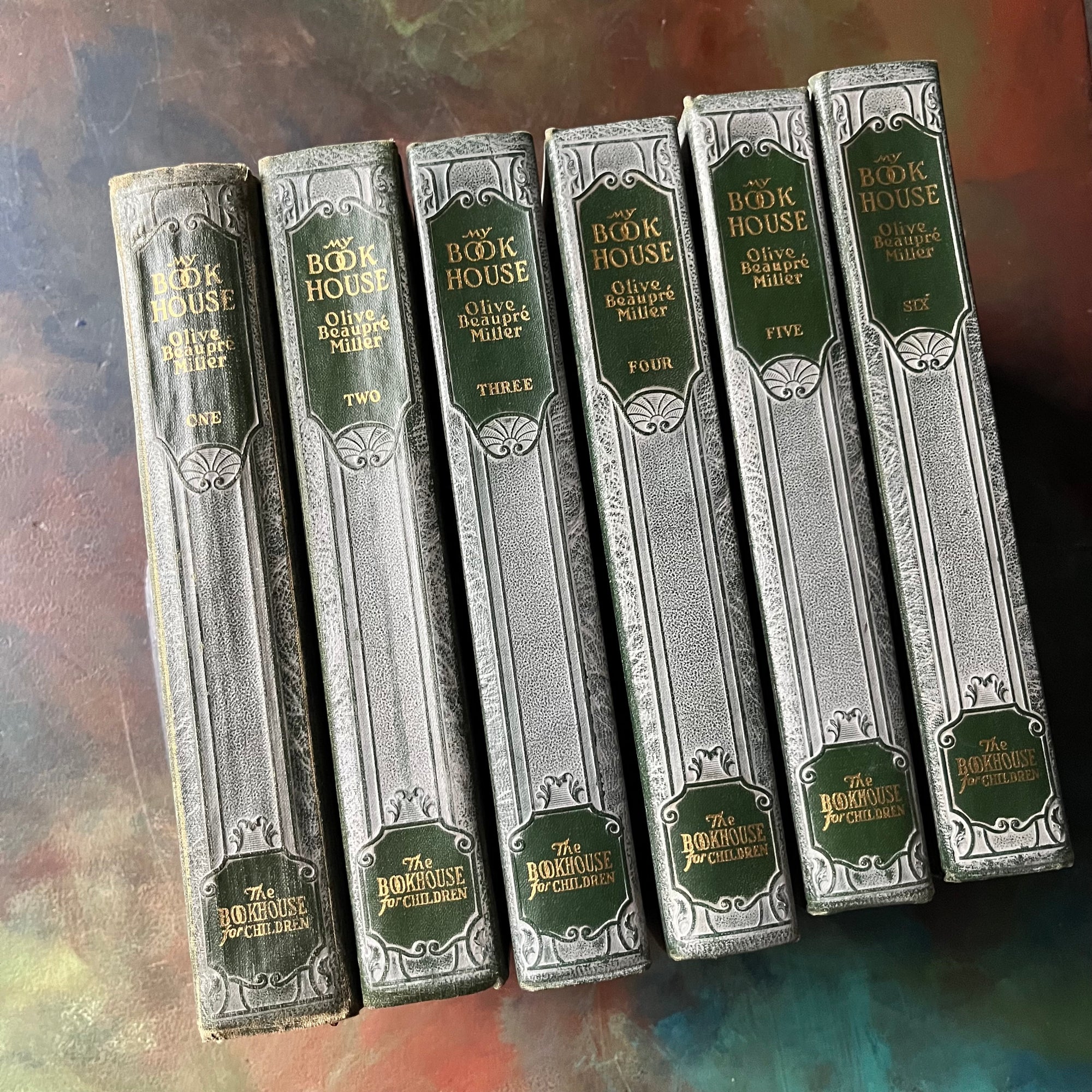 My Bookhouse 1925 Complete Six-Volume Set by Olive Beaupre Miller