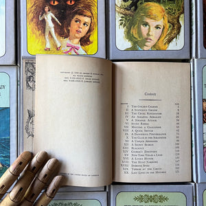 Nancy Drew Twin Thrillers Book Set of 24 by Carolyn Keene-vintage children's chapter books-mysteries-collectible Nancy Drew-view of the copyright & contents pages