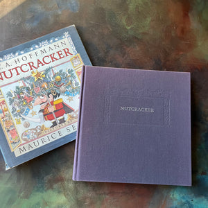 Nutcracker-Maurice Sendak-First Edition-vintage children's classic-Christmas Classic Children's Book-view of the purplish blue front cover
