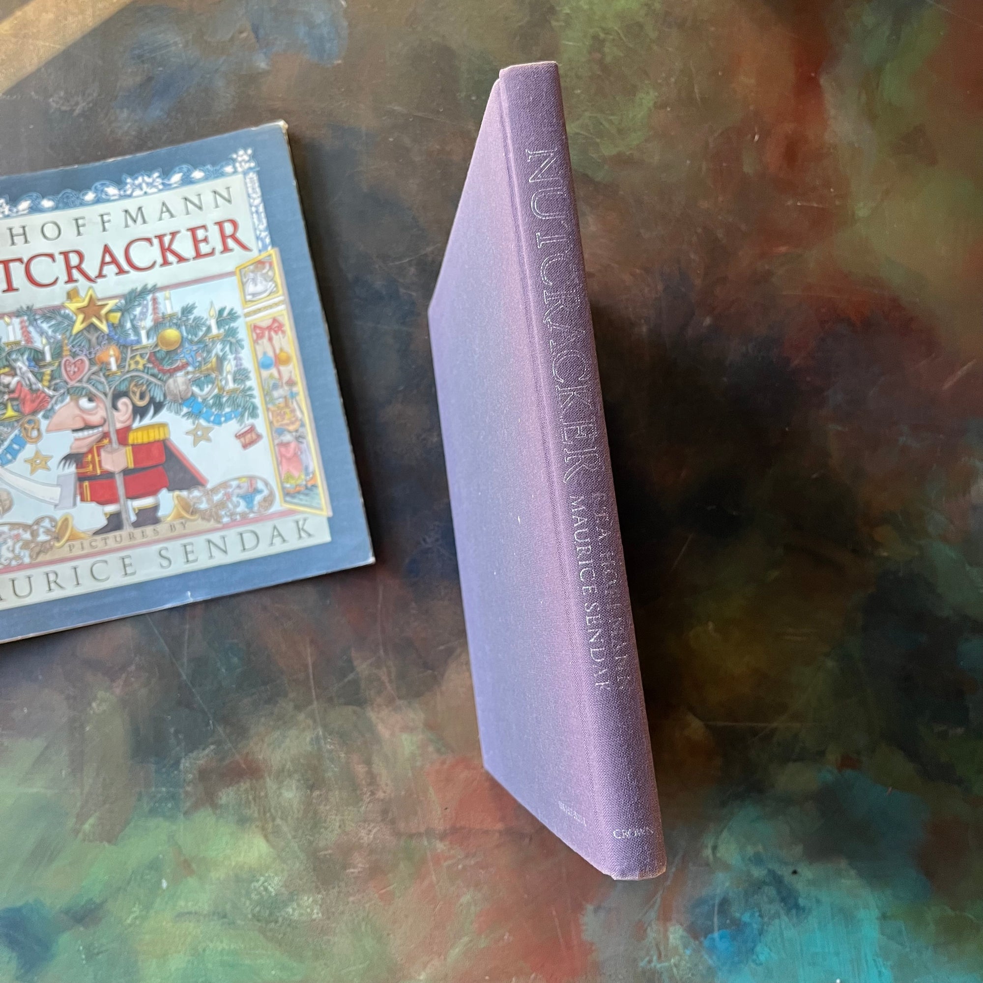 Nutcracker-Maurice Sendak-First Edition-vintage children's classic-Christmas Classic Children's Book-view of the spine