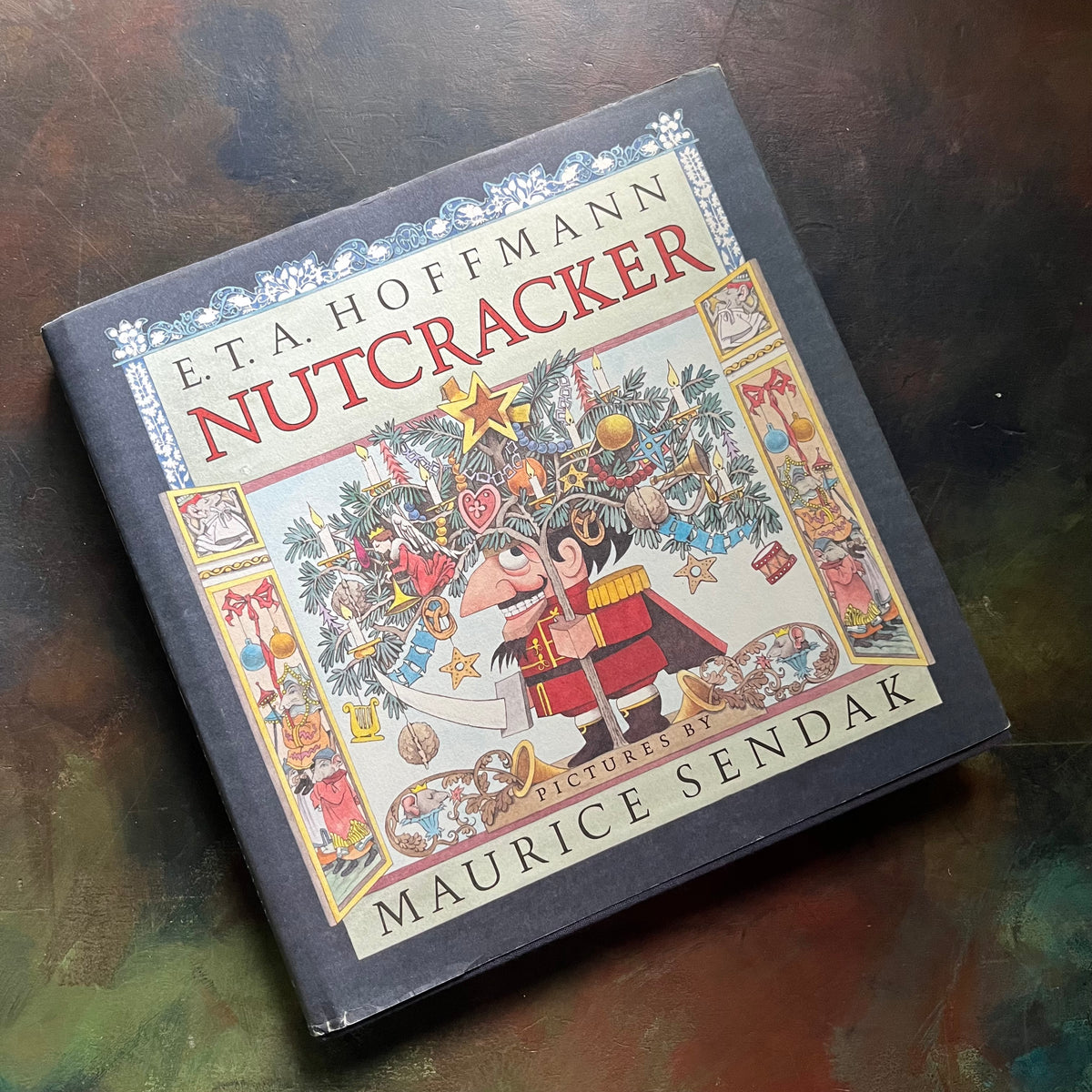 Nutcracker-Maurice Sendak-First Edition-vintage children's classic-Christmas Classic Children's Book-view of the dust jacket's cover