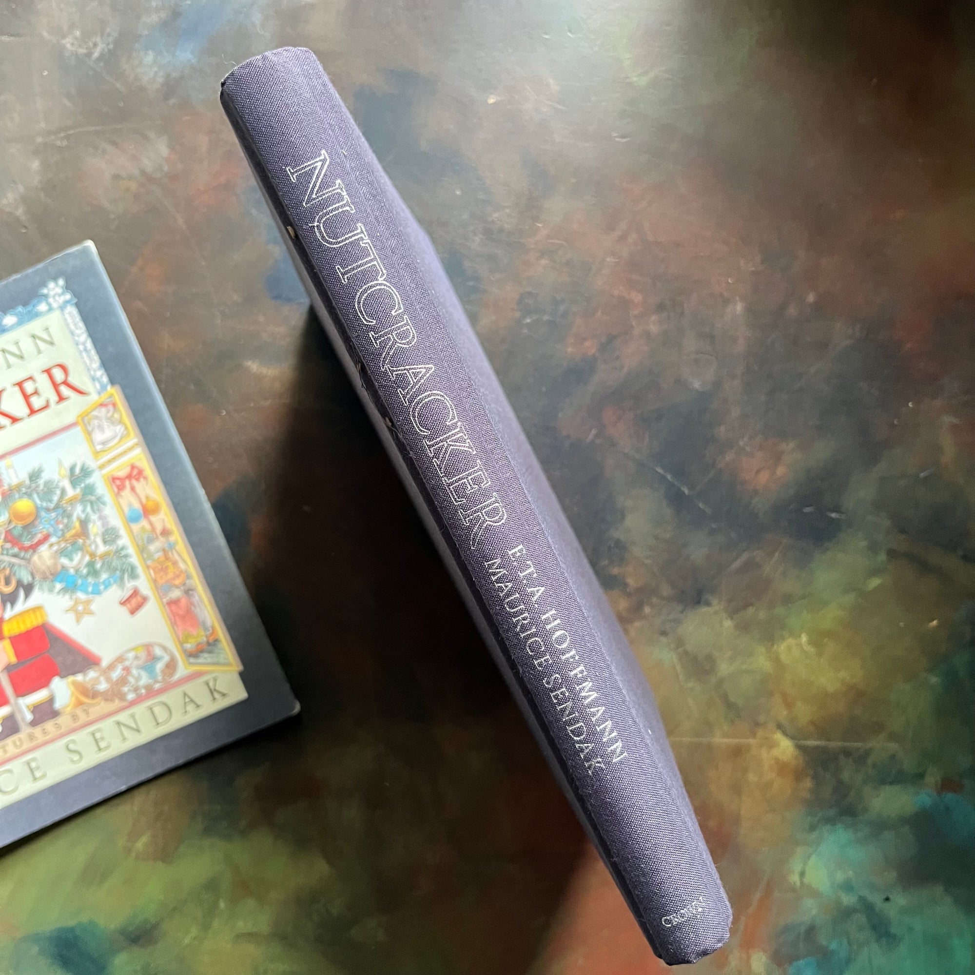 Nutcracker-Maurice Sendak-First Edition-vintage children's classic-Christmas Classic Children's Book-view of the spine