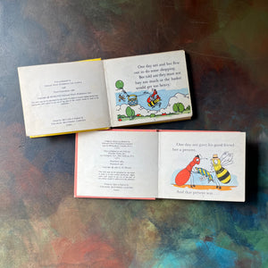 One, Two, Three with Ant and Bee and Around the World with Ant and Bee-Angela Banner Book Set-Vintage children's picture books-view of the copyright pages