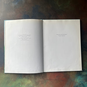 Over and Over written by Charlotte Zolotow-Illustrations by Garth Williams-vintage children's picture book teaching seasons-view of the copyright & dedication pages