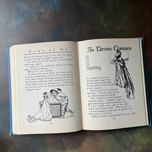 Ozma of Oz-L. Frank Baum-Wizard of Oz Book Series-vintage children's chapter book-vintage children's fiction-view of the illustrations