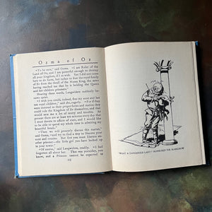 Ozma of Oz-L. Frank Baum-Wizard of Oz Book Series-vintage children's chapter book-vintage children's fiction-view of the illustrations