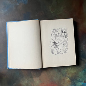 Ozma of Oz-L. Frank Baum-Wizard of Oz Book Series-vintage children's chapter book-vintage children's fiction-view of the "this book belongs to" page with names written in pencil as well as the date of 1948