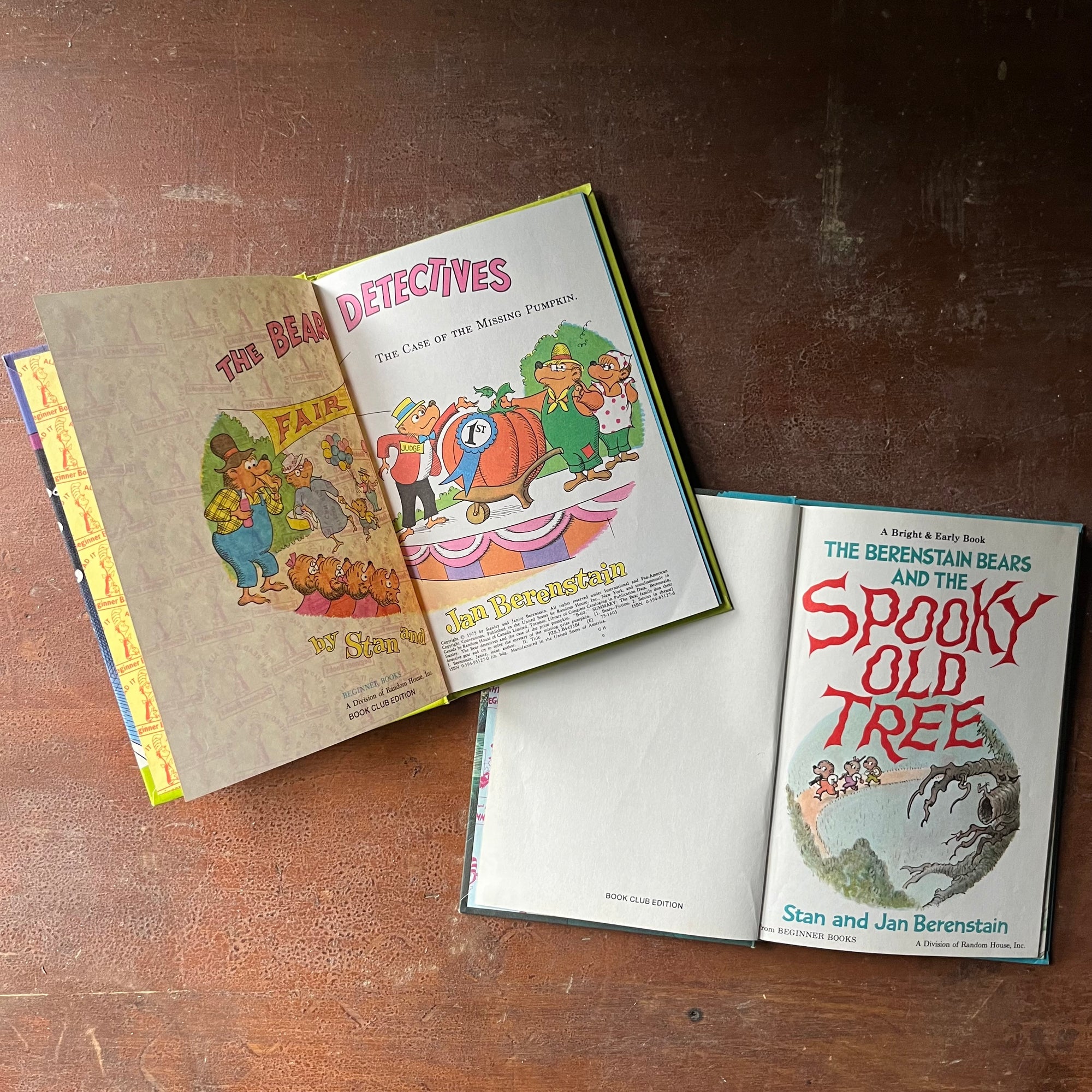 Pair of Berenstain Bears Books:  The Bear Detectives and The Spooky Old Tree by Stan & Jan Berenstain