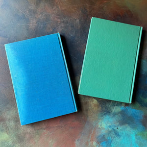 Pair of Betty MacDonald Books-Mrs. Piggle-Wiggle and Mrs. Piggle-Wiggle's Magic-First Edition-family read aloud classic children's books-vintage chapter books-view of the back covers
