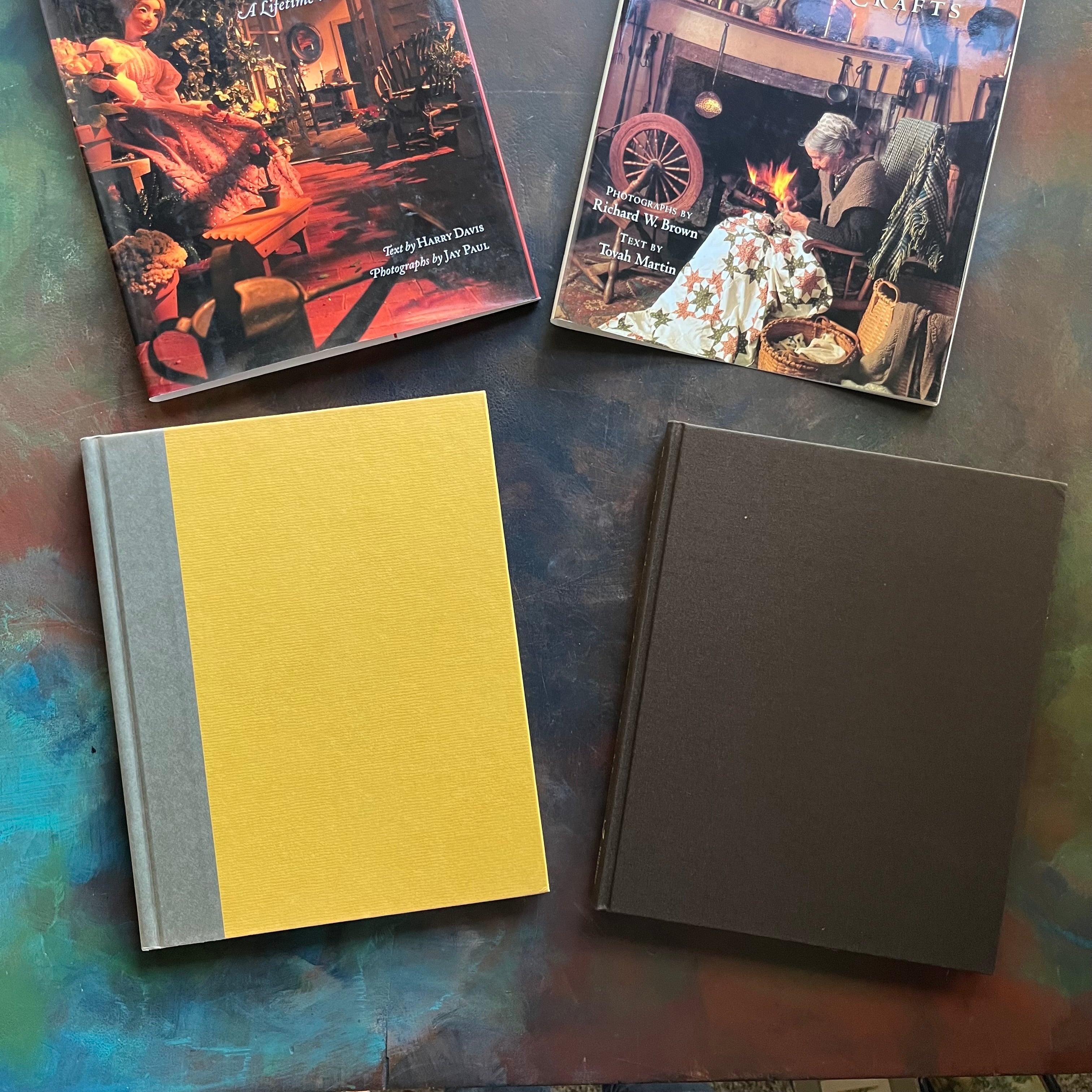 Pair of Books About Tasha Tudor-Tasha Tudor's Dollhouse A Lifetime in Miniature-Tasha Tudor's Heirloom Crafts-vintage books-Tasha Tudor Autograph-view of the front covers