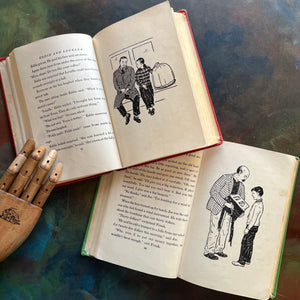 Pair of Carolyn Haywood Children's Chapter Books-Eddie Makes Music and Eddie and Louella-Wholesome Stories-Read Aloud Favorites-view of the illustrations