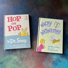 Wacky Wednesday by Theo. LeSieg and Hop on Pop by Dr. Seuss - Log