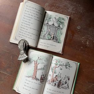 vintage children's picture books, An I Can Read Book - Pair of Little Bear Books written by Else Holmelund Minarik with illustrations by Maurice Sendak - Little Bear's Visit and Little Bear's Friend - view of the illustrations