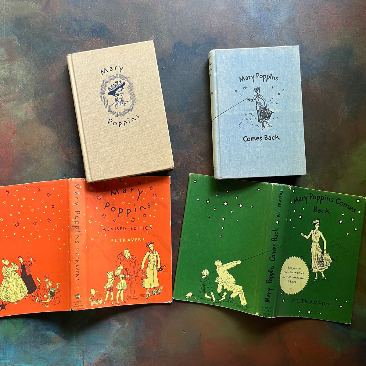 Pair of Mary Poppins Books by P. L. Travers - Mary Poppins & Mary Popp ...