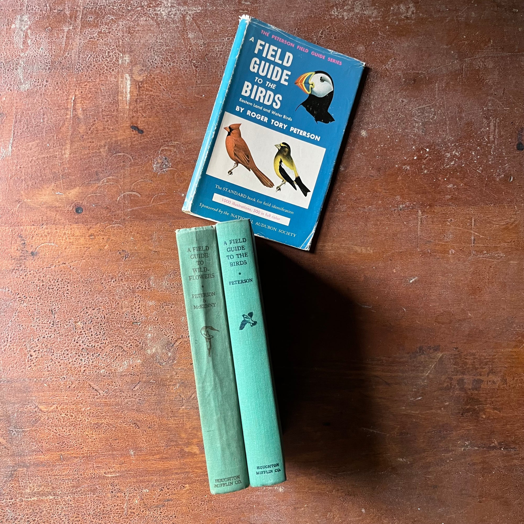 Old Field Guide Examples Pair of Peterson Field Guides by Roger Tory Peterson - Birds & Wildflo ...