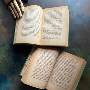 Pair of Red Randall World War Two Pacific Theater Books-Red Randall at Midway-Red Randall at Pearl Harbor-R. Sidney Bowen-antique adventure books for boys-view of the inside content