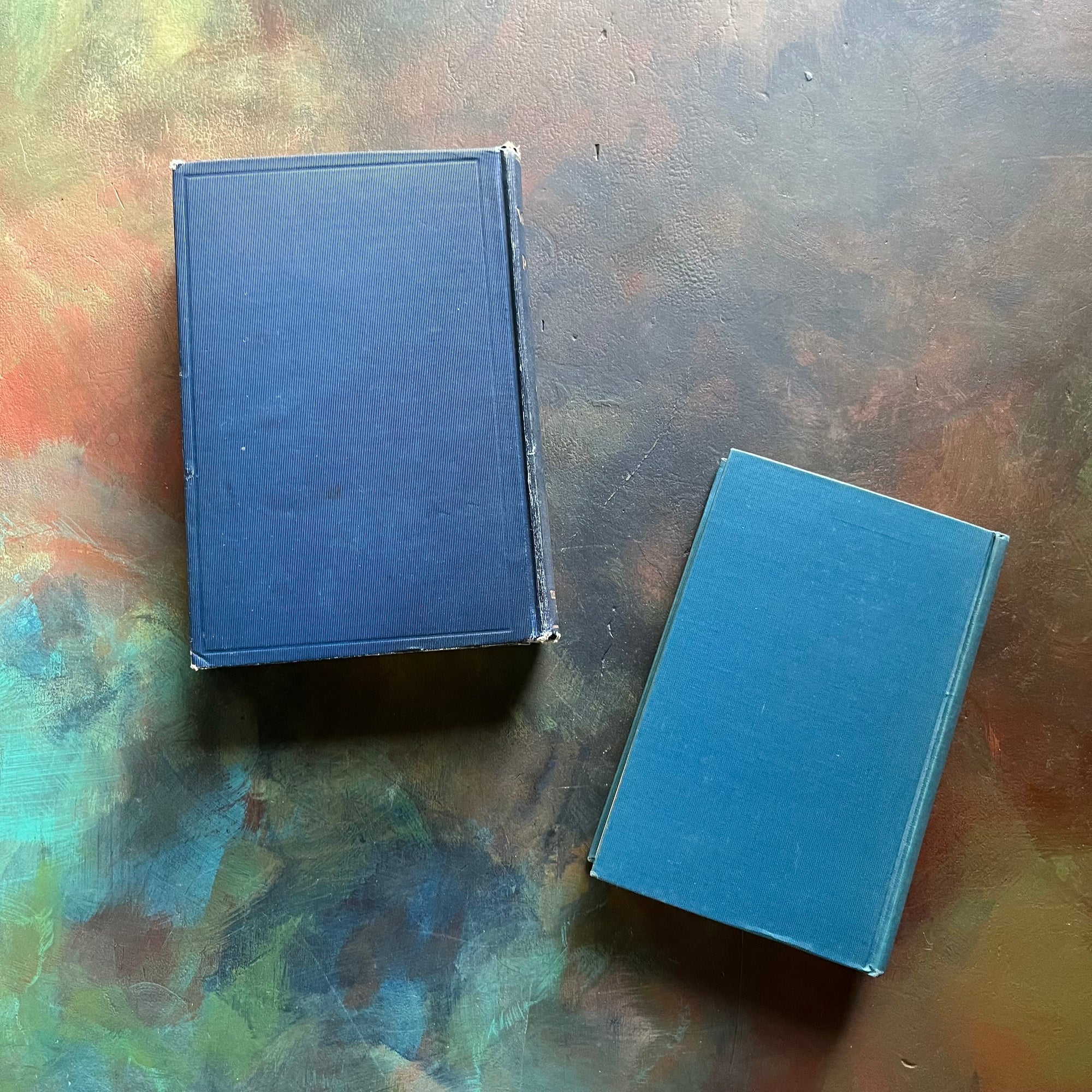 Pair of Vintage Books About Traveling in Paris-So You're Going to Paris & A Wanderer in Paris-vintage travel books-Paris, France-view of the back covers