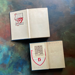 Pair of Vintage Books About Traveling in Paris-So You're Going to Paris & A Wanderer in Paris-vintage travel books-Paris, France-view of the inside covers