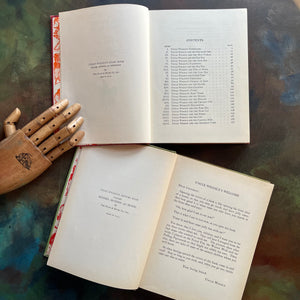 Pair of storybooks written by Howard R. Garis-Uncle Wiggily's Picture Book and Uncle Wiggily's Story Book-vintage children's chapter books-read aloud favorites-view of the copyrights