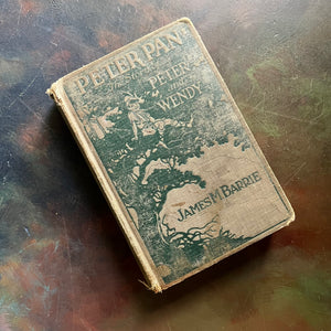 Peter Pan The Story of Peter and Wendy by James M. Barrie- Grosset & Dunlap Edition-classic children's literature-children's classic-view of the front cover