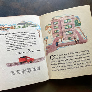 Rand McNally Ding Dong School Book-The Big Coal Truck-Miss Frances-1950s children's picture book-view of the copyright page