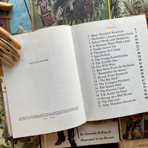 Random House Step-Up Books American History Biography Set-Vintage Beginning Chapter Books for Young Readers-view of the copyright and contents pages