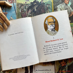 Random House Step-Up Books American History Biography Set-Vintage Beginning Chapter Books for Young Readers-view of the illustrations