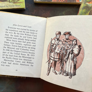 Random House Step-Up Books Early American History Book Set–Vintage Beginning Chapter Books for Young Readers-Early US Exploration Books for Children-view of the illustrations