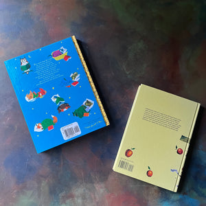 Richard Scarry's Best Storybook Ever and Richard Scarry's A Story A Day 365 Stories and Rhymes-classic children's stories-view of the back covers
