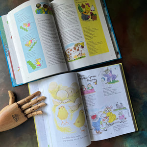 Richard Scarry's Best Storybook Ever and Richard Scarry's A Story A Day 365 Stories and Rhymes-classic children's stories-view of the illustrations