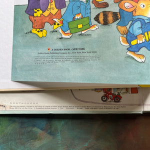 Richard Scarry's Busy, Busy Town-What Do People Do All Day-vintage children's picture books-view of the copyrights