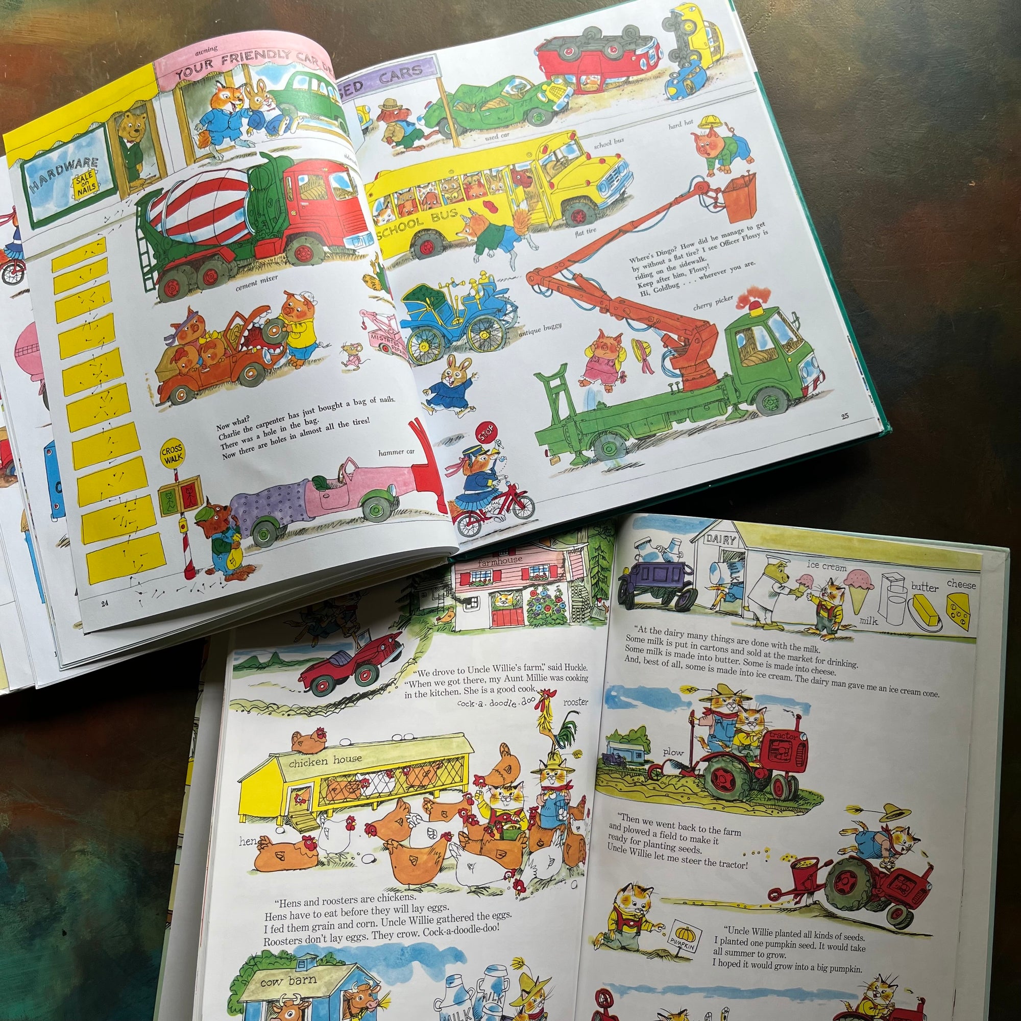 Richard Scarry's Cars and Trucks and Things That Go and Great Big Schoolhouse