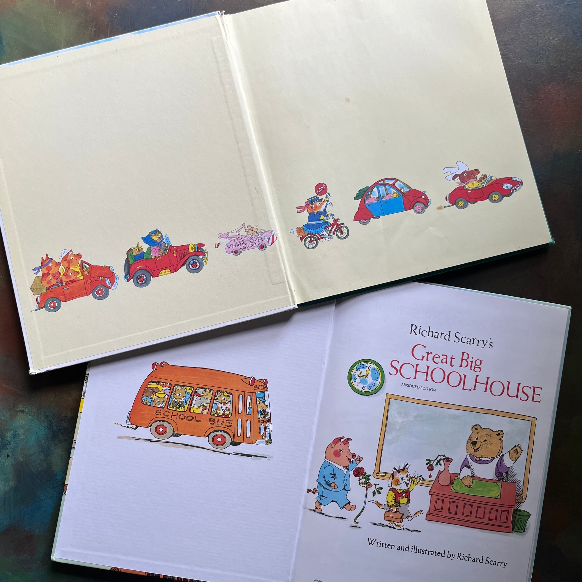 Richard Scarry's Cars and Trucks and Things That Go and Great Big Schoolhouse
