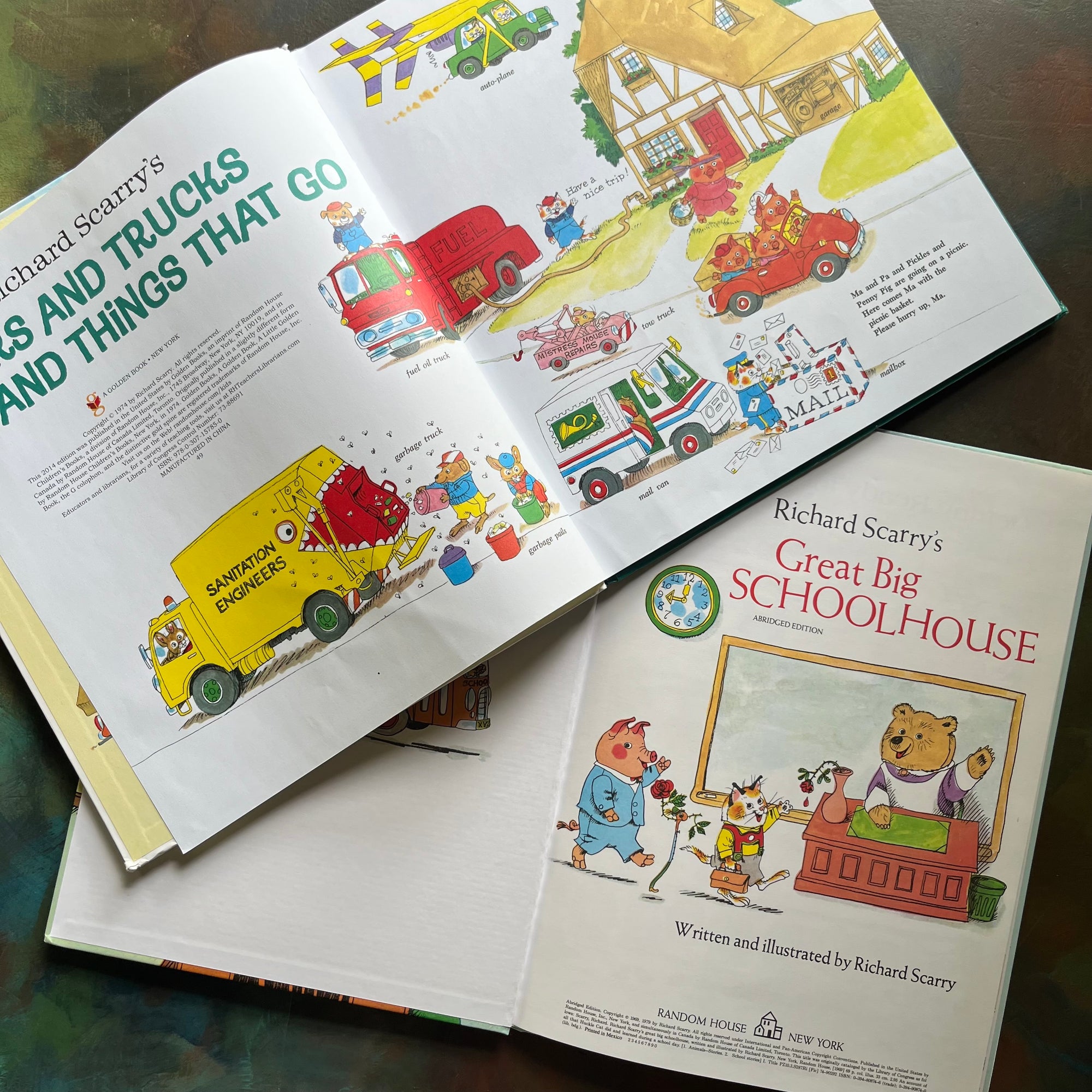 Richard Scarry's Cars and Trucks and Things That Go and Great Big Schoolhouse