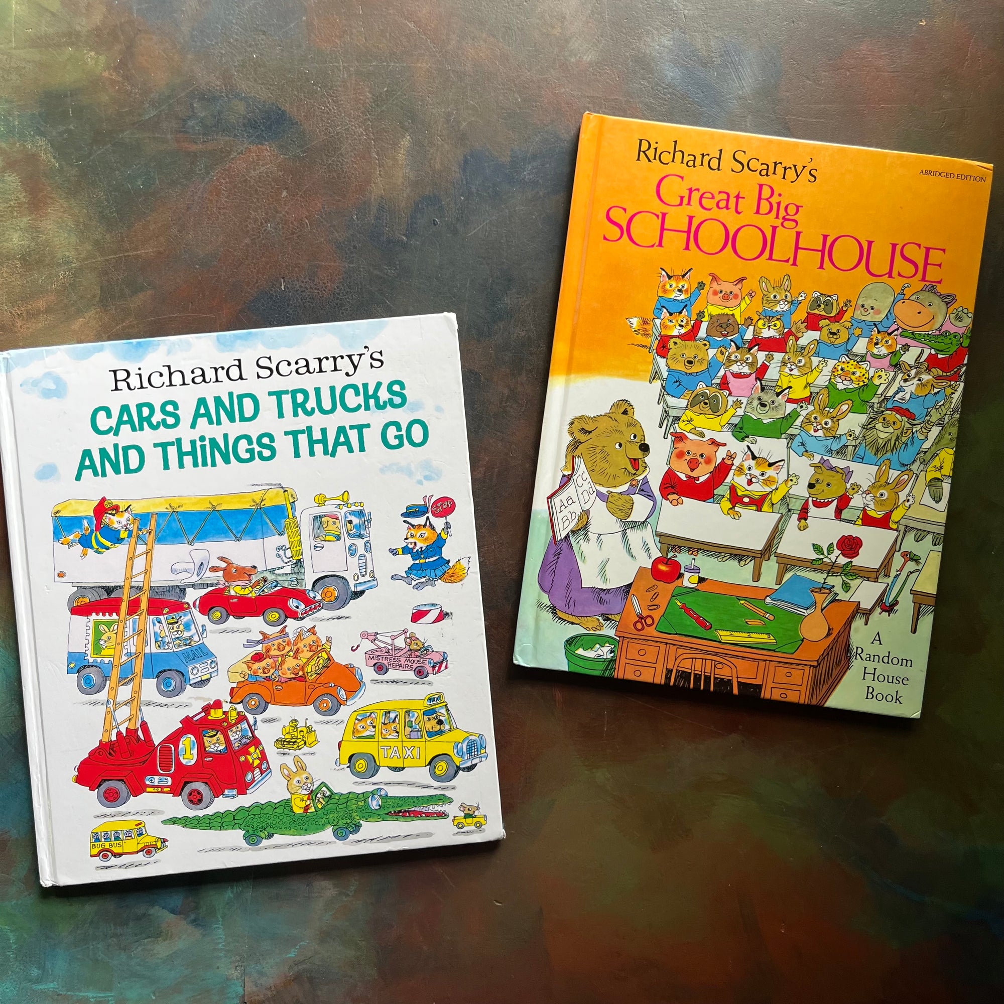 Richard Scarry's Cars and Trucks and Things That Go and Great Big Schoolhouse