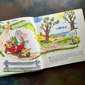 Richard Scarry's Tinker and Tanker Storybook-vintage picture book-vintage Richard Scarry-view of the illustations