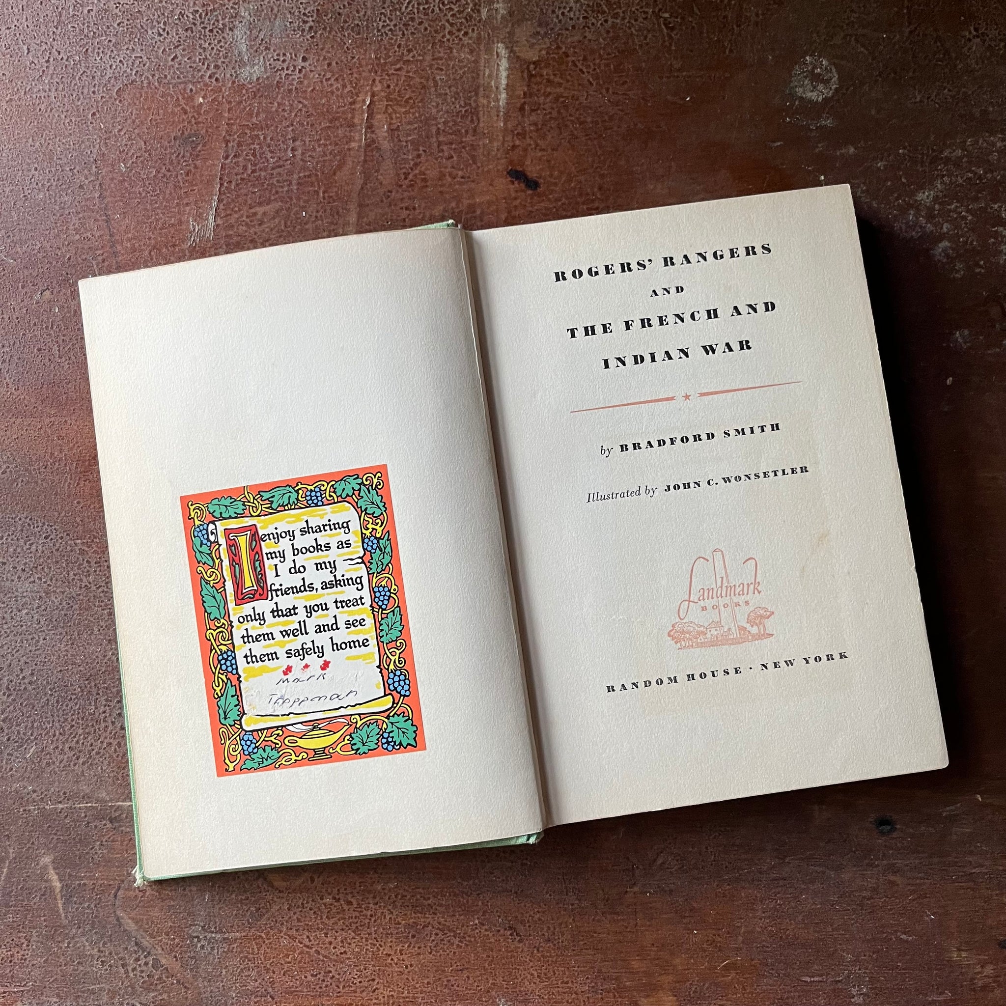 Rogers' Rangers and The French & Indian War - a 1956 Landmark Series B ...