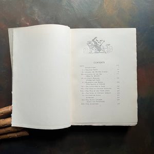Romance of the Feudal Chateaux by Elizabeth W. Champney-antique history book-view of the contents page
