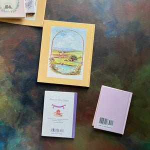 Set of 3 Tasha Tudor Books First Graces, More Prayers & The Lord is My Shepard-classic children's books-religious books for children-view of the back covers