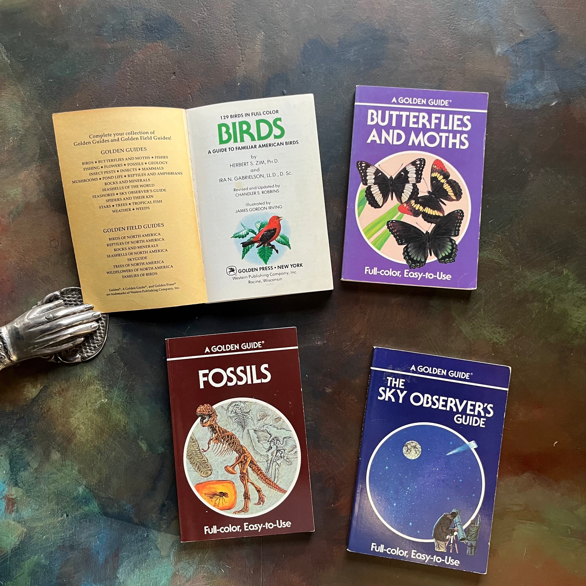 The First Guide Set Set of 4 Golden Guide Nature Pocket Guides: The Sky Observer's Guide ...