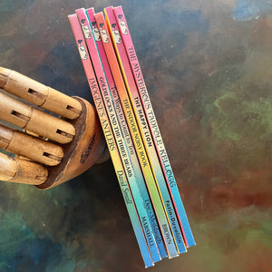 Set of 6 Classic Children's Picture Books published by Children's Choice Book Club Editions-Margaret Wise Brown-Roger Duvoisin-Leonard Weisgard-view of the spines