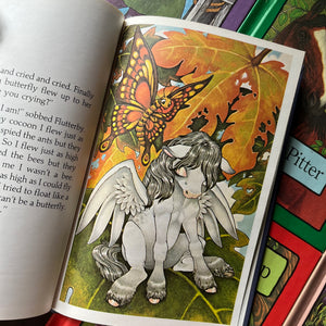 Collection of Serendipity books written by Stephen Cosgrove with illustrations by Robin James -1980's kid's books-view of the illustrations